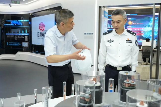 Leaders from Wuxi Public Security Bureau visited Remote Shares to carry out the 